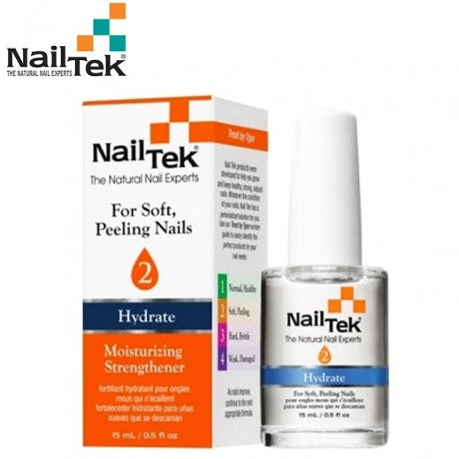 Nail Tek Hydrate Moisturizing Strengthener For Soft,Peeling Nails 14 ml