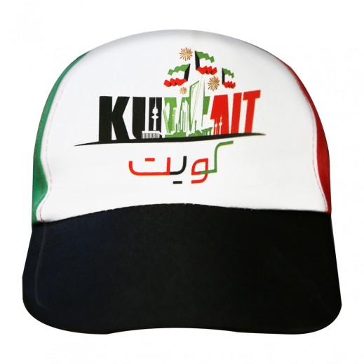 Colorful Unisex Cap With Kuwait Flag