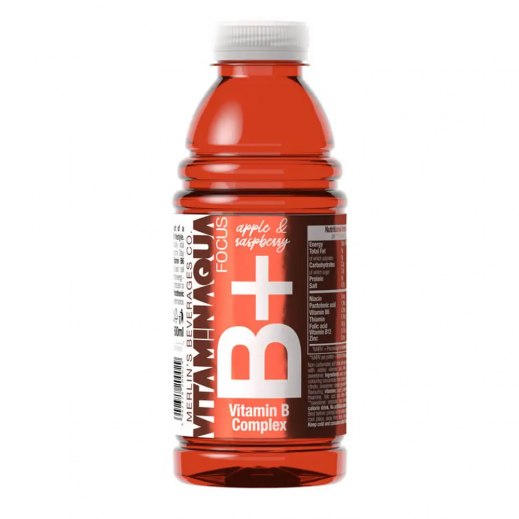 Vitamin Aqua Focus B+ Apple & Raspberry Drink 600 ml - delivered by Taw9eel Fast