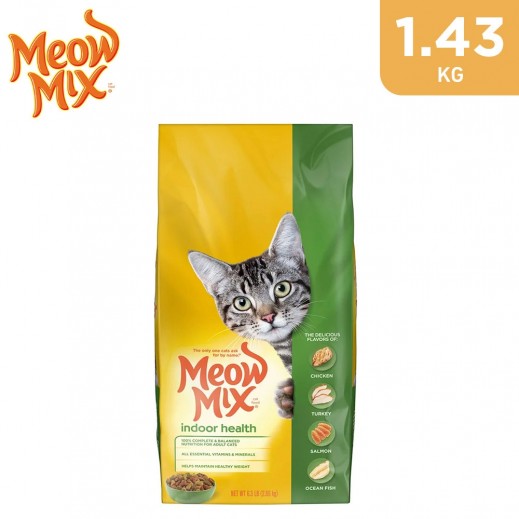 Meow Mix Indoor (Cats Food) 1.43 kg - delivered by Taw9eel Fast