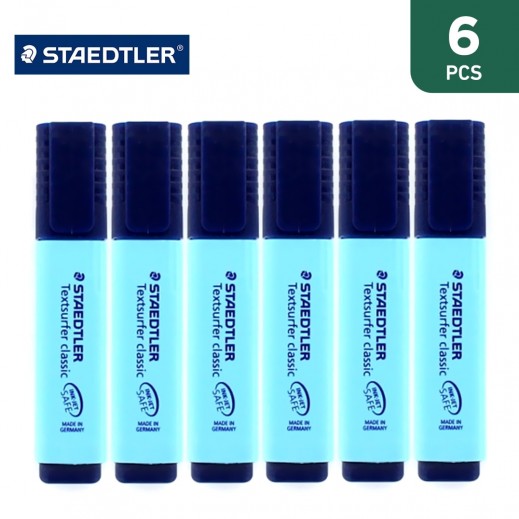 Staedtler Highlighter Pen Blue - 6 Pieces