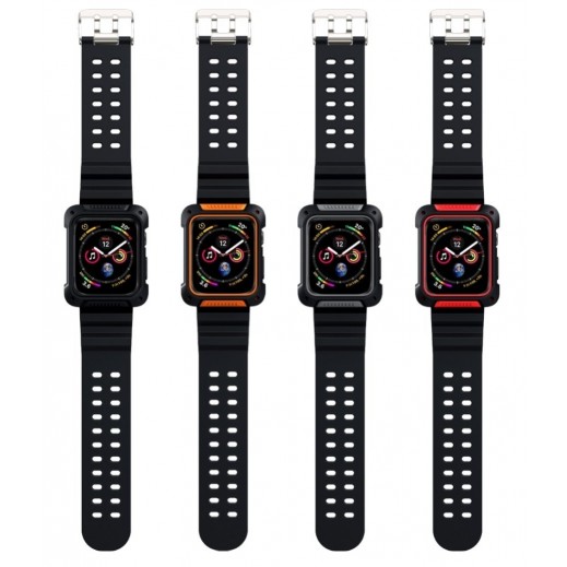 VPG TPU 2 in 1 Sport Band with Watch Case 44mm