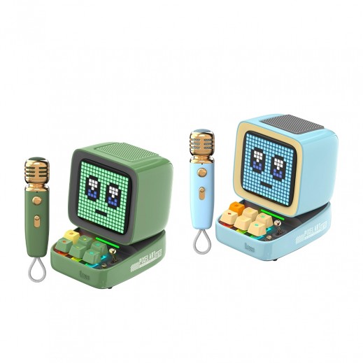 Divoom Ditoo-Pro Retro Pixel Art Bluetooth Speaker With Microphone Karaoke - delivered by Taw9eel within 2 Business Days
