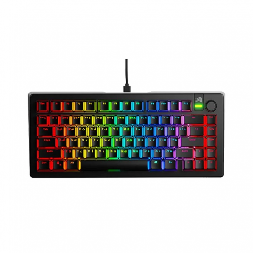 Glorious GMMK 3 75% Prebuilt Wired Mechanical Gaming Keyboard Arabic - Black - delivered by Taw9eel within 2 Business Days
