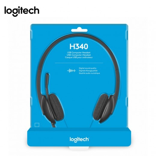 Logitech H340 USB Headset - 981-000475 - delivered by Taw9eel Fast