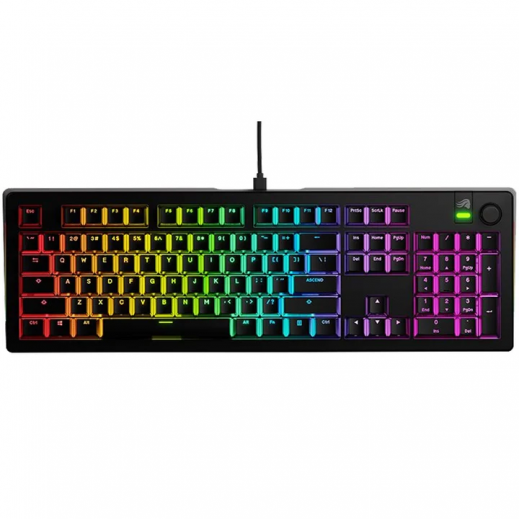 Glorious 100% Prebuilt Wired Mechanical Gaming Keyboard English - Black - delivered by Taw9eel within 2 Business Days