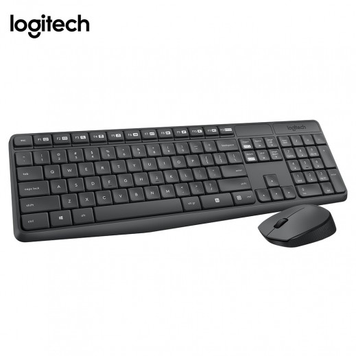 Logitech MK235 Wireless Keyboard & Mouse - Arabic/English - 920-007927 - delivered by Taw9eel Fast