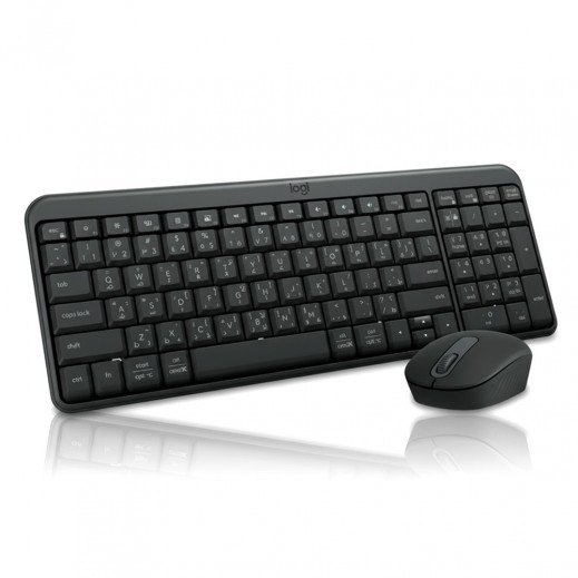 Logitech Wireless&Bluetooth Keyboard &Mouse -Arabic/English - delivered by Taw9eel within 2 Business Days