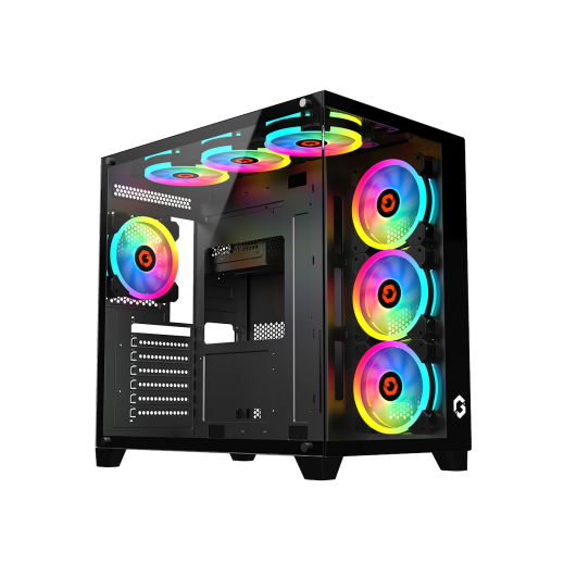 Gameon Emperor Midnight Series Mid Tower Gaming Case - delivered by Taw9eel within 2 Business Days