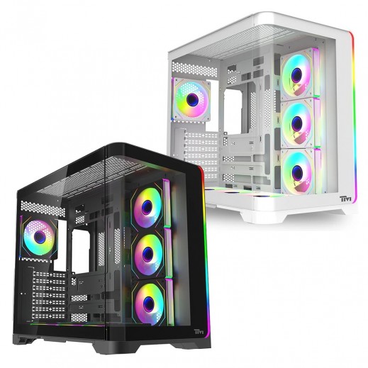Twisted Minds Flux Series ATX Mid Tower Gaming Case - delivered by Taw9eel within 2 Business Days