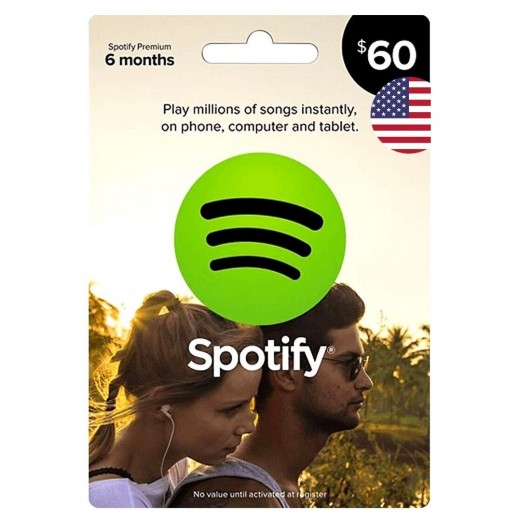 Spotify $60 US - Delivered by Whatsapp & Email