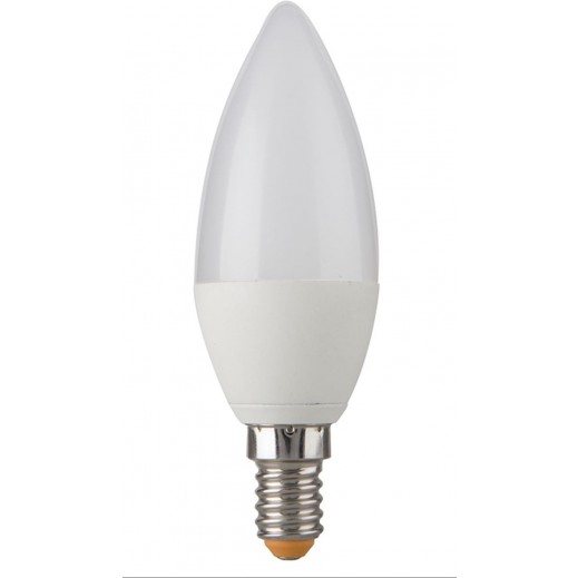 LED E14 7W Bulb - Warm White - Candle Type - 1 Piece - delivered by Taw9eel Fast
