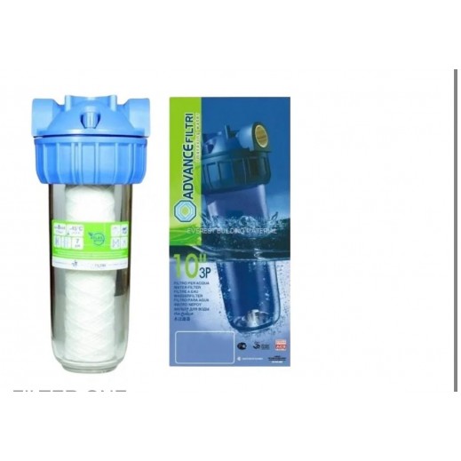 10-Inch Transparent Whole House Water Filter System
