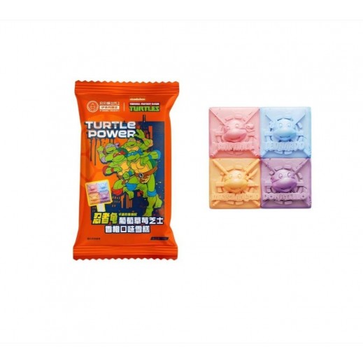 Ninja Turtles Grape, Strawberry, Cheese and Orange Ice Cream 70g