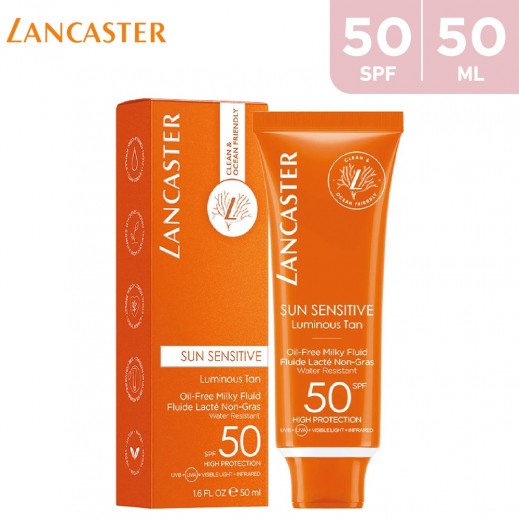 Lancaster Sun Sensitive Oil Free Milky Fluid SPF50 - 50ml