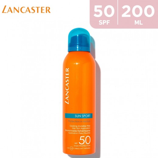 Lancaster Sun Sport Cooling Invisible Mist Spray SPF50 - 200 ml - delivered by Taw9eel Fast