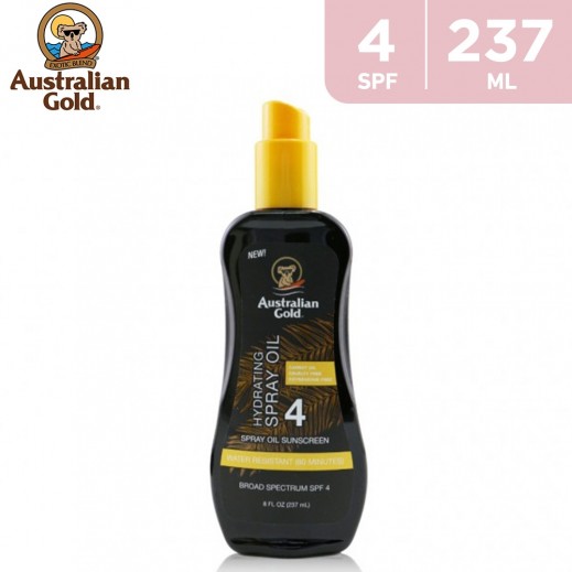 Australian Gold Hydrating Spray Oil Sunscreen SPF4 - 237 ml