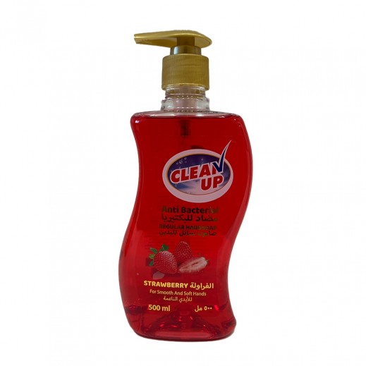 Clean Up Antibacterial Strawberry Hand Soap 500 ml