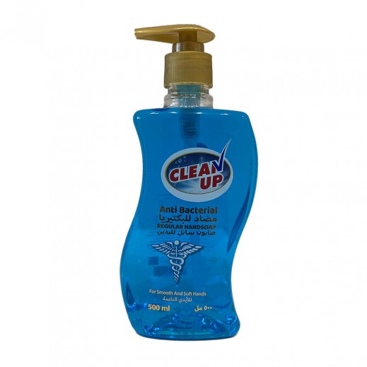 Clean Up Antibacterial Blue Hand Soap 500 ml