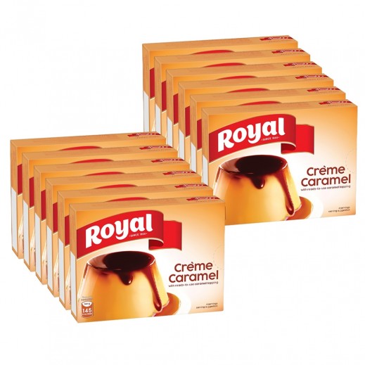 Royal Crème Caramel Pudding 12 × 77 g - delivered by Taw9eel Fast