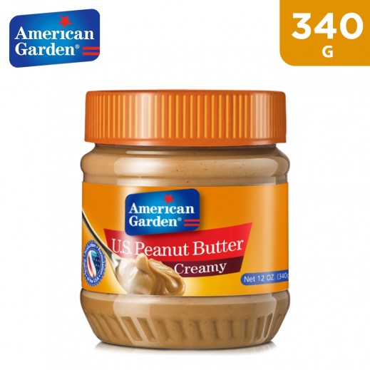American Garden Creamy Peanut Butter 340 g - delivered by Taw9eel Fast