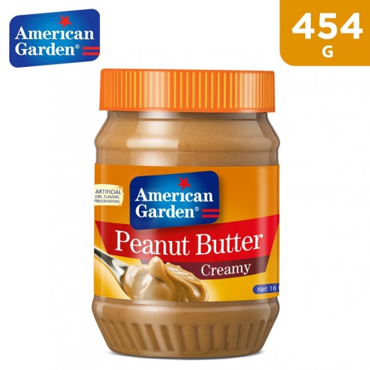 American Garden Creamy Peanut Butter 454 g - delivered by Taw9eel Fast