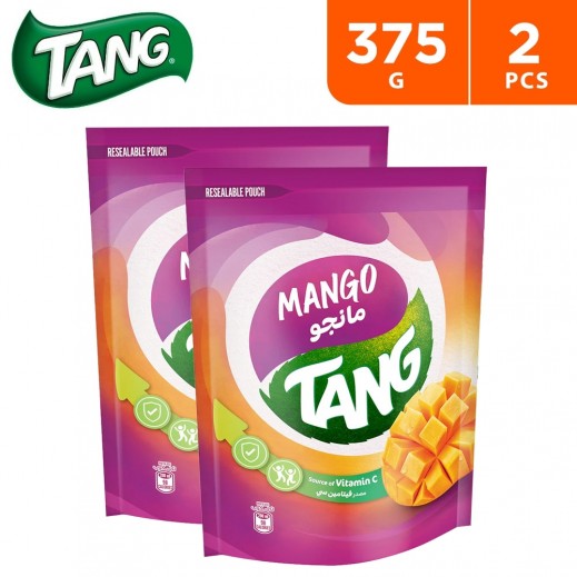 Tang Mango Powder Mix Drink Pouch 2 x 375 g - delivered by Taw9eel Fast