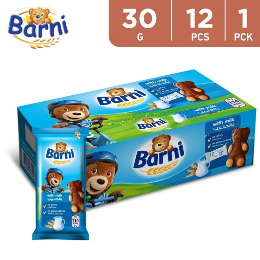 Barni Milk Sponge Cake 12 x 30 g (Limited Edition) - delivered by Taw9eel Fast