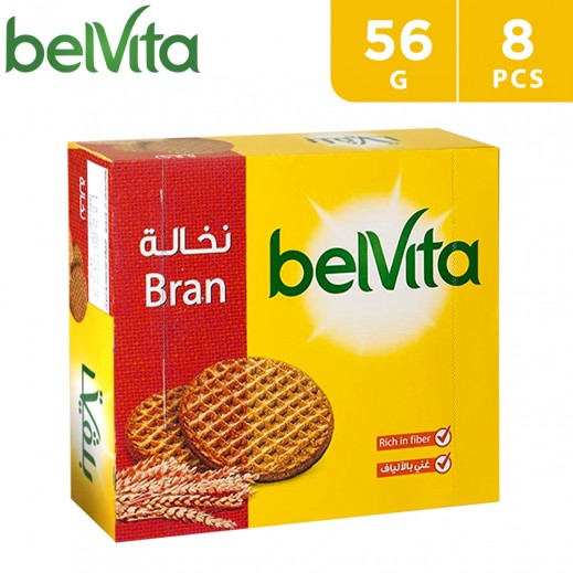 Belvita Bran Biscuits 8 x 56 g - delivered by Taw9eel Fast