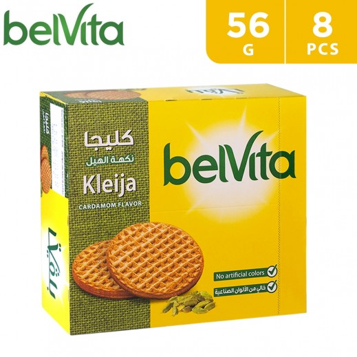 Belvita Kleija Cardamom Biscuits 8 x 56 g - delivered by Taw9eel Fast