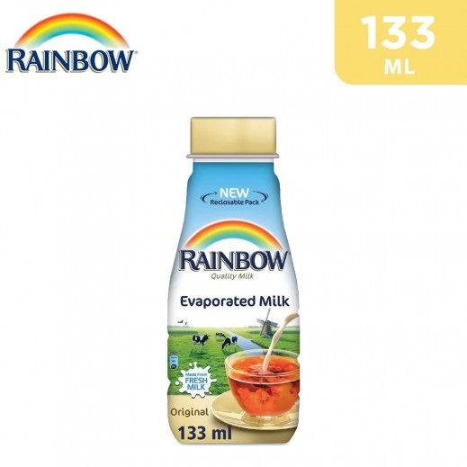 Rainbow Original Evaporated Milk 133 ml - delivered by Taw9eel Fast