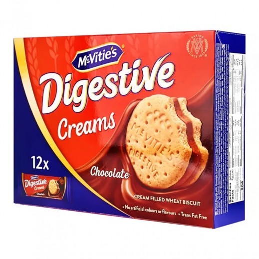 McVitie's Digestive Chocolate Cream Biscuits 12 x 40 g - delivered by Taw9eel Fast