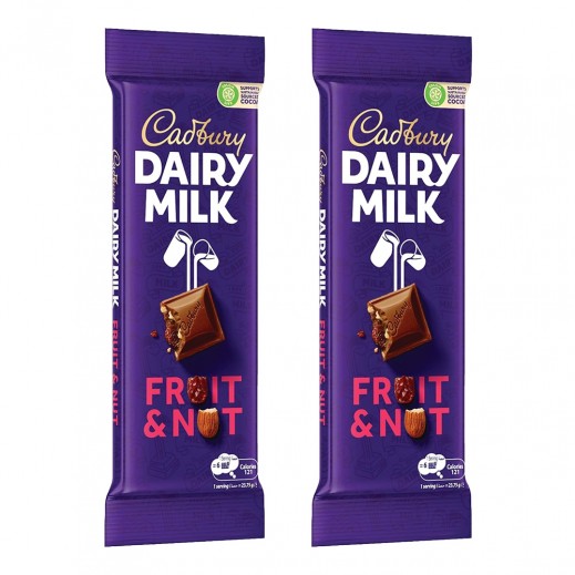 Cadbury Raisin & Almond Chocolate 2×95 g