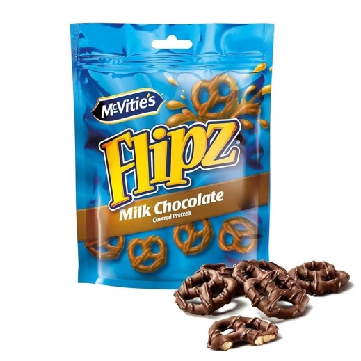 Mcvities Flipz Milk Chocolate Coated Pretzels 90g - delivered by Taw9eel Fast