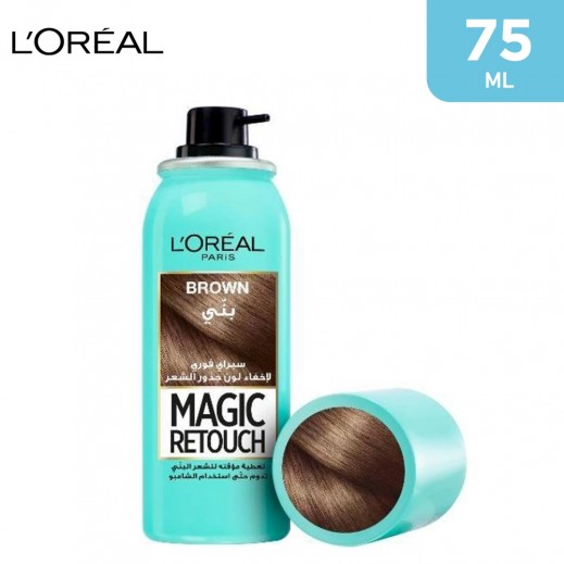 L'Oreal Magic Retouch Temporary Instant Root Concealer Brown 75 ml