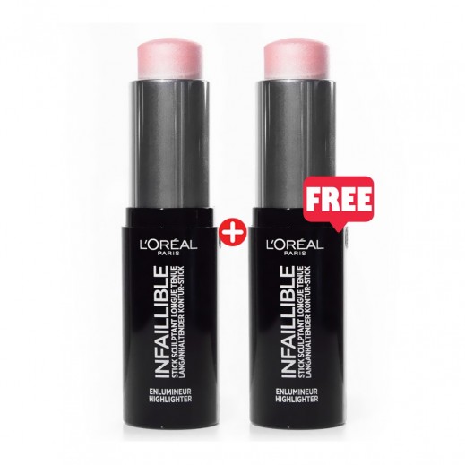 L'Oréal Infaillible Enlumineur Highlighter Slay In Rose 503 (1 + 1 Free)