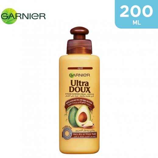 Garnier Ultra DoUR Avocado Oil & Butter Leave-In Cream 200 ml - delivered by Taw9eel Fast