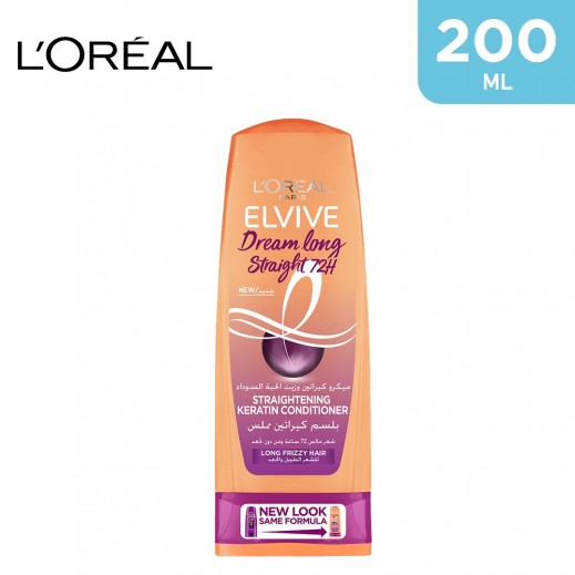 L'Oreal Elvive Dream Long Straight Straightening Keratin Conditioner 200 ml