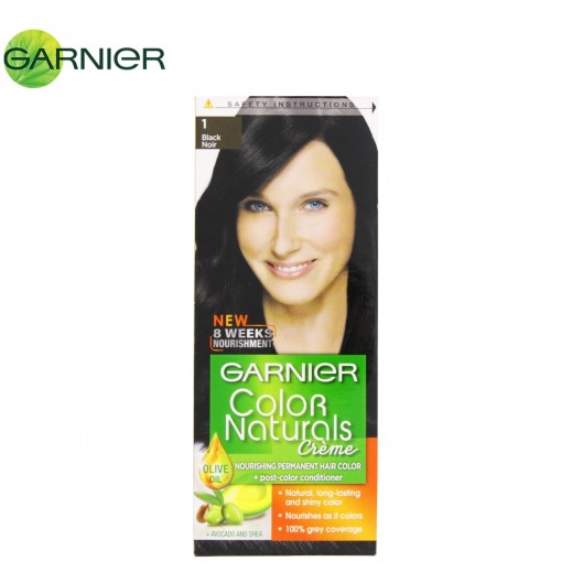 Garnier Color Naturals 1 Black Hair Color Cream