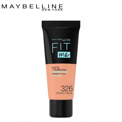 Maybelline Fit Me Matte & Poreless Foundation Cream 326 Perfect Beige
