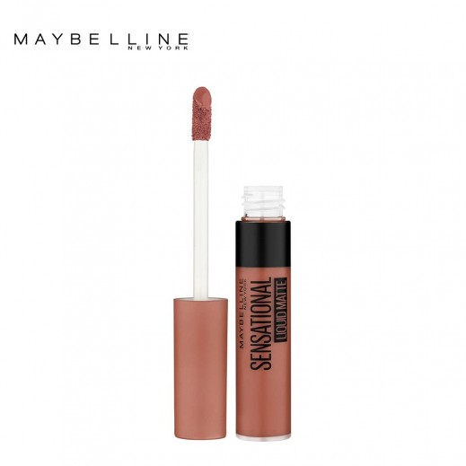 Maybelline Sensational Liquid Matte Lipstick NU01 Bare It All