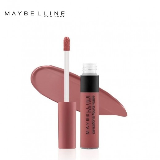 Maybelline Sensational Liquid Matte Lipstick NU05 Barely Legal