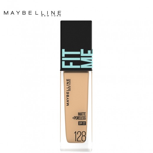 Maybelline Fit Me Mat Poreless Foundation SPF22 128 Warm Nude