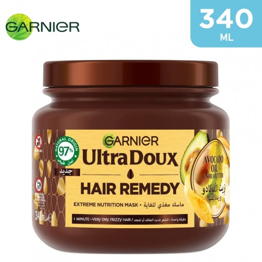 Garnier Ultra Doux Avocado Oil Hair Remedy Extreme Nutrition Mask 340 ml