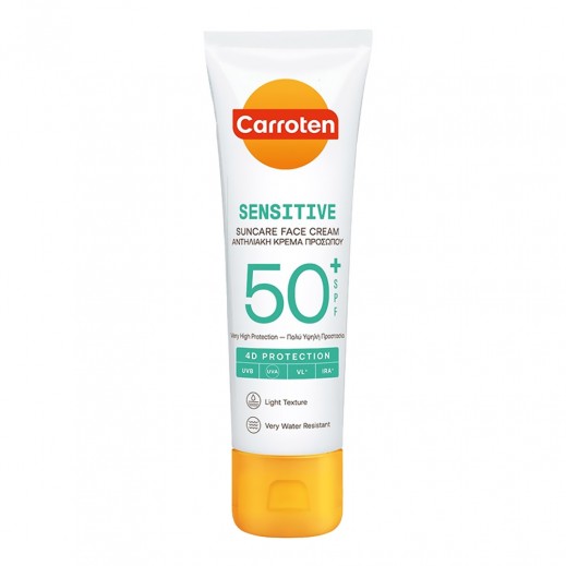 Carroten Sensitive Suncare Face Craem SPF50+ 50 ml
