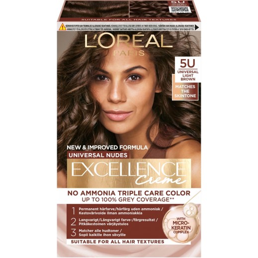 L'Oreal Paris Excellence Hair Color Crème Light Brown