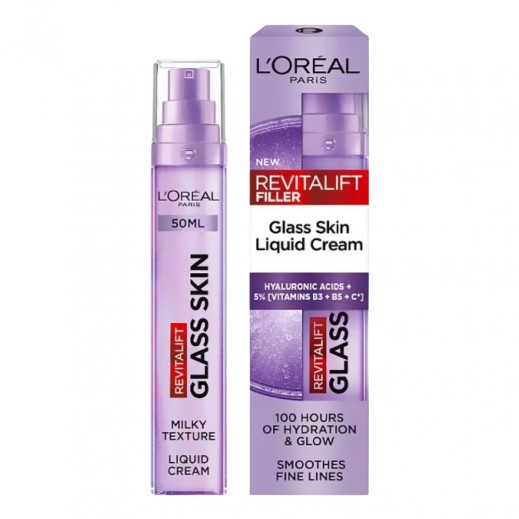 L'Oreal Revitalift Filler Glass Skin Liquid Cream 50ml