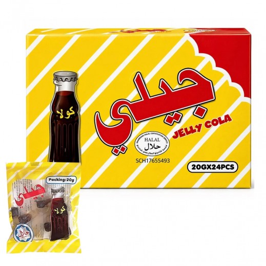 Hebei Bottles Jelly Cola Candy 24 × 20g