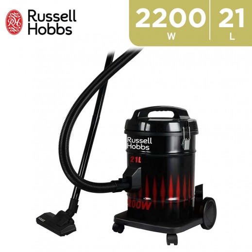 Russell Hobbs 21l Heavy Duty Vacuum Cleaner 2200W - Black/Red