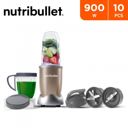 NutriBullet Blender 10 Pieces Set - 900W - Grey